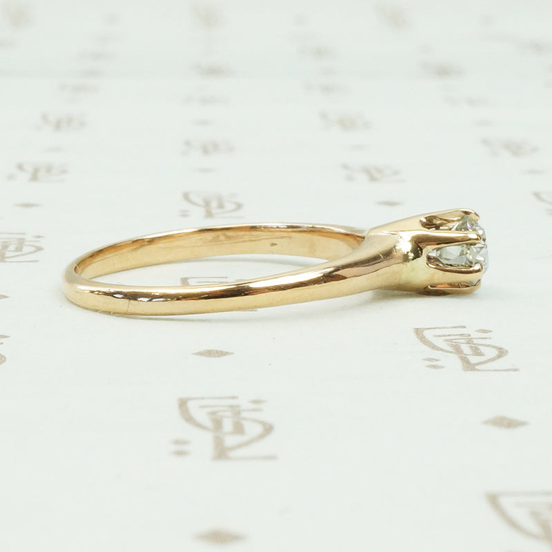 19th Century OMC Diamond Solitaire