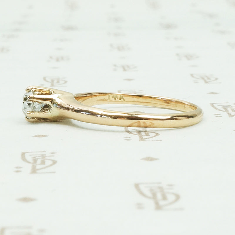 19th Century OMC Diamond Solitaire