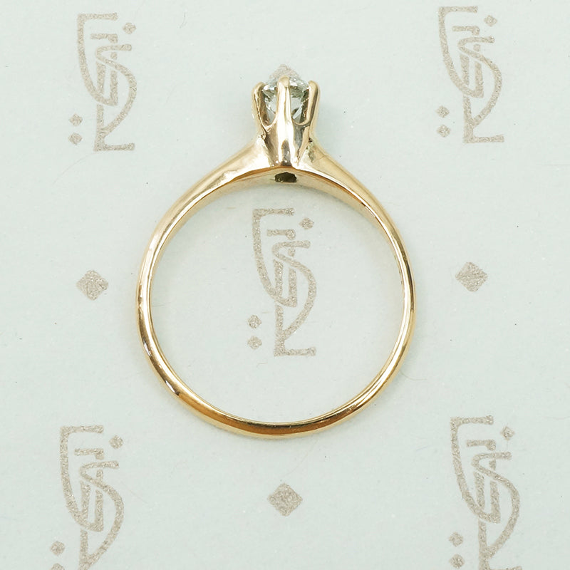 19th Century OMC Diamond Solitaire