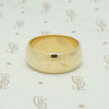 ArtCarved Wide Gold Wedding Band