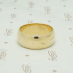 ArtCarved Wide Gold Wedding Band