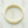 Wide Half Round Wedding Band in 18k Gold