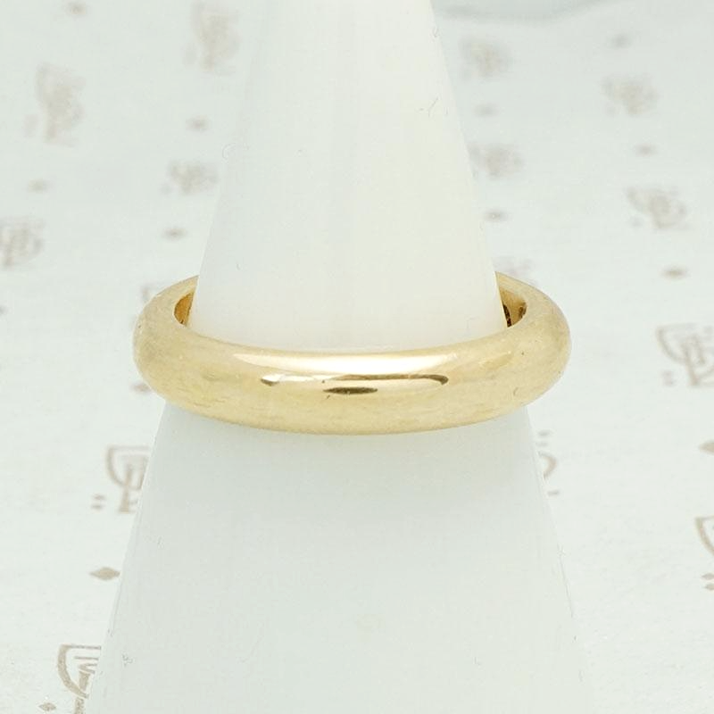 1917 Engraved Gold Wedding Band 