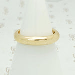 1917 Engraved Gold Wedding Band 