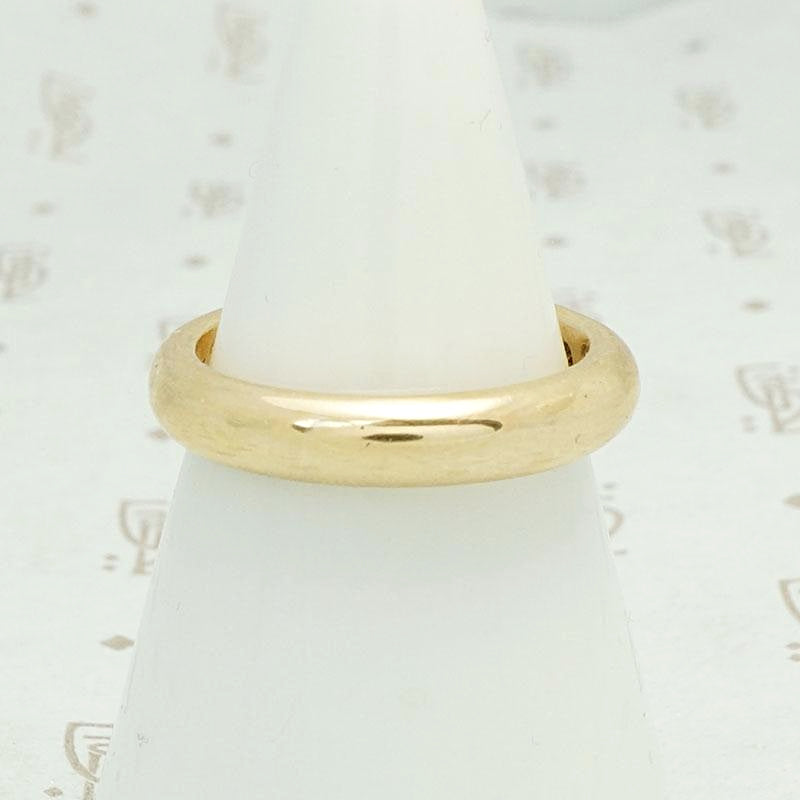 1917 Engraved Gold Wedding Band 