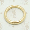 1917 Engraved Gold Wedding Band 