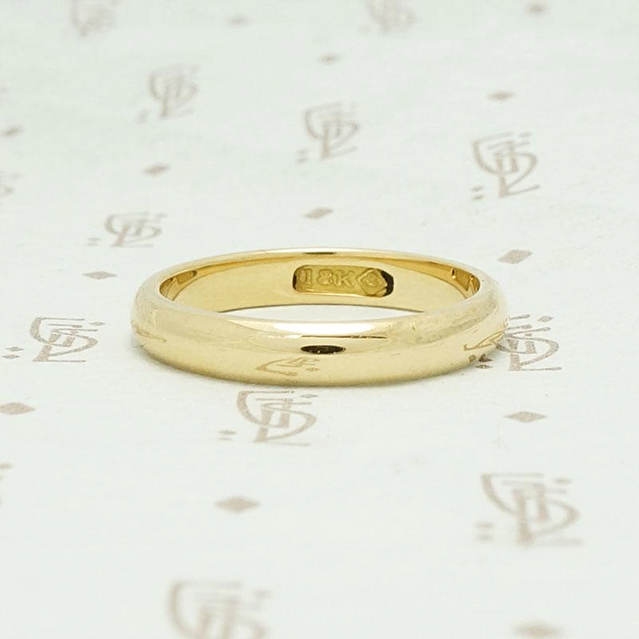 Substantial 1900s 18k Gold Wedding Band