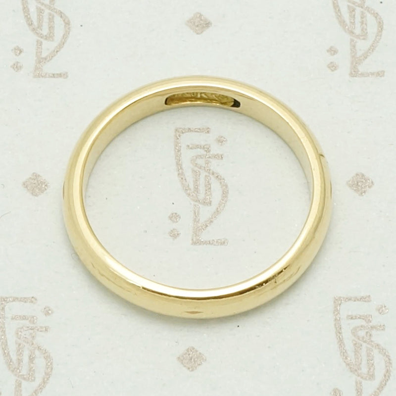 Substantial 1900s 18k Gold Wedding Band