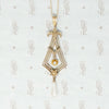 Exquisite Pearl and Diamond Lavalier Pendant
