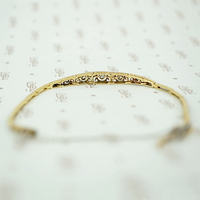 Sparkling Diamond Edwardian Panel Bracelet