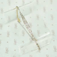 Sparkling Diamond Edwardian Panel Bracelet