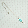 Refined Kingman Turquoise Pendant by J. Manuelito