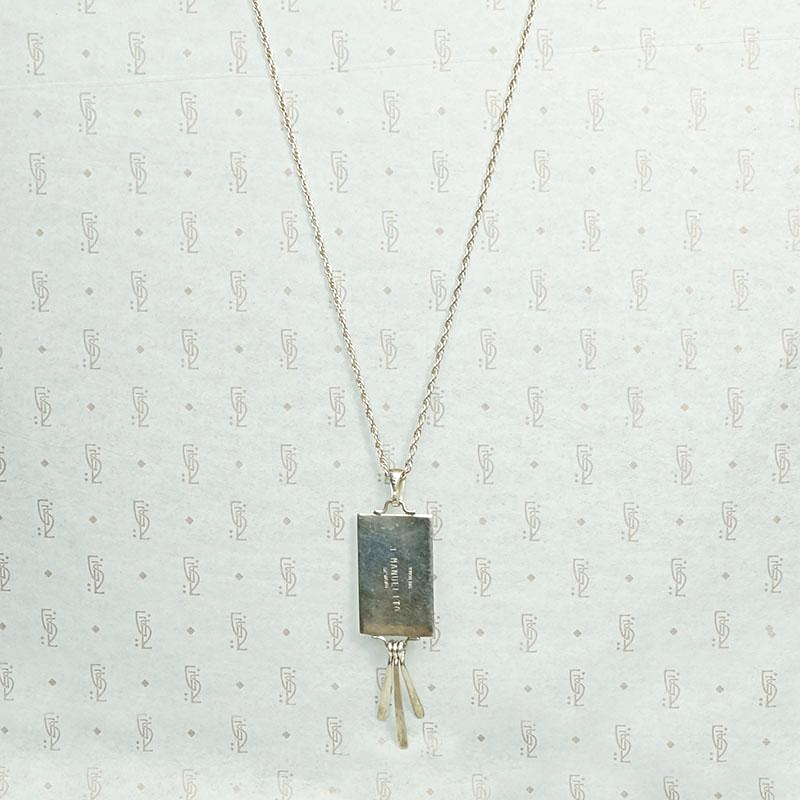Refined Kingman Turquoise Pendant by J. Manuelito