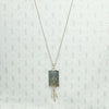 Refined Kingman Turquoise Pendant by J. Manuelito