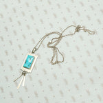 Refined Kingman Turquoise Pendant by J. Manuelito