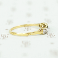 Beautiful Bezel Set Diamond Band