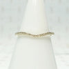 Pale Gold Curved Band Vine & Berries