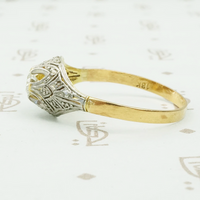 Delightful Domed Rose Cut Diamond Ring