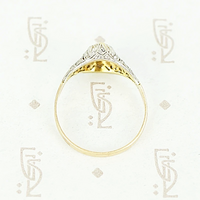 Sweet Edwardian Solitaire with Lovely Platinum Detail