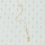 Limpid Moonstone Arts & Crafts Pendant in Gold