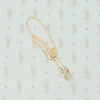 Limpid Moonstone Arts & Crafts Pendant in Gold