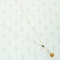 sapphire and diamond lavalier