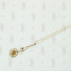 Sapphire and Diamond Gold Lavalier