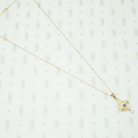 Montana Sapphire Lavalier Pendant with River Pearl