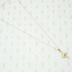 Montana Sapphire Lavalier Pendant with River Pearl