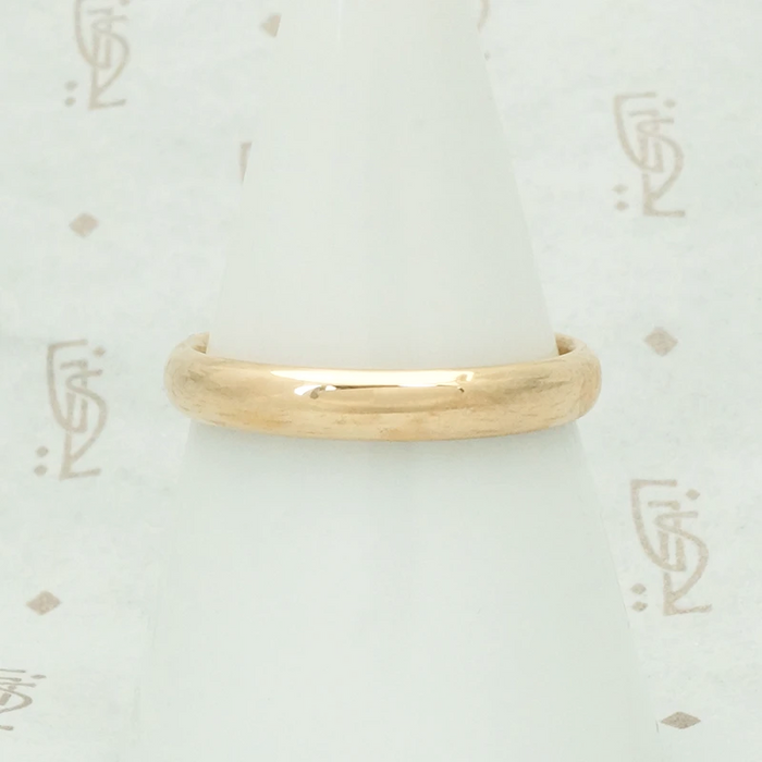 Mellow Rosy Gold Antique Wedding Band