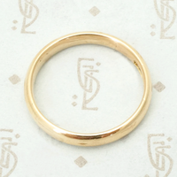 Mellow Rosy Gold Antique Wedding Band