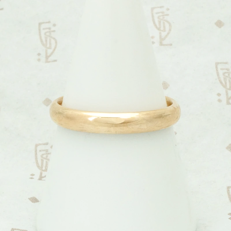 Mellow Rosy Gold Antique Wedding Band