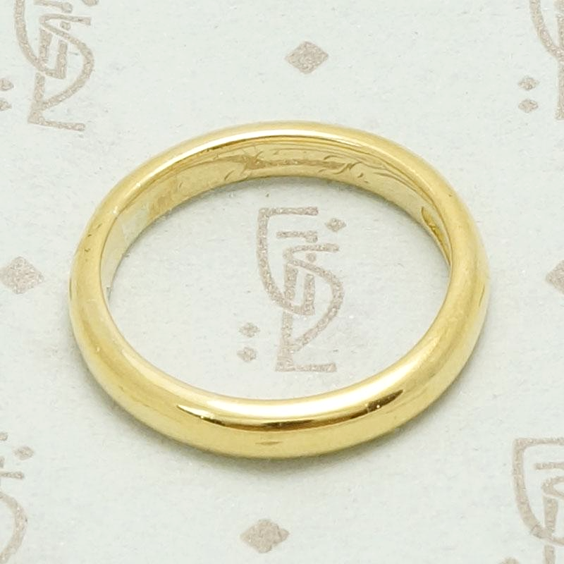 Heavy 22k Gold Band Circa 1900