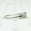 Beauty Squared A 1940's Diamond Engagement Ring