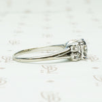 Beauty Squared A 1940's Diamond Engagement Ring