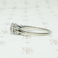 Beauty Squared A 1940's Diamond Engagement Ring