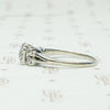 Beauty Squared A 1940's Diamond Engagement Ring