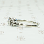 Beauty Squared A 1940's Diamond Engagement Ring