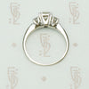 Beauty Squared A 1940's Diamond Engagement Ring