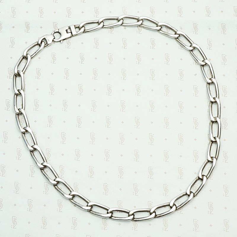 Italian Sterling Silver Lorenzo Curb Chain