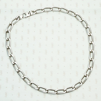 Italian Sterling Silver Lorenzo Curb Chain
