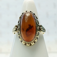 1950s Russian Amber Ring