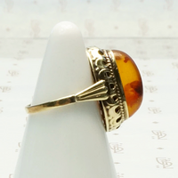 1950s Russian Amber Ring