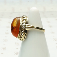 1950s Russian Amber Ring