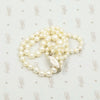 Graduated Pearl Necklace with Diamond Clasp