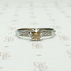Vintage Fancy Yellow Diamond Engagement Ring