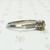 Vintage Fancy Yellow Diamond Engagement Ring