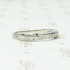 The Little Beauty Art Deco Diamond Band
