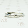 The Little Beauty Art Deco Diamond Band