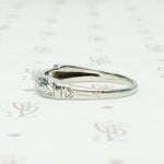 The Little Beauty Art Deco Diamond Band